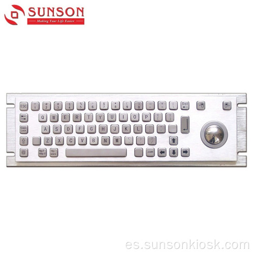 Teclado de metal de acero inoxidable 304 para máquina de autoservicio